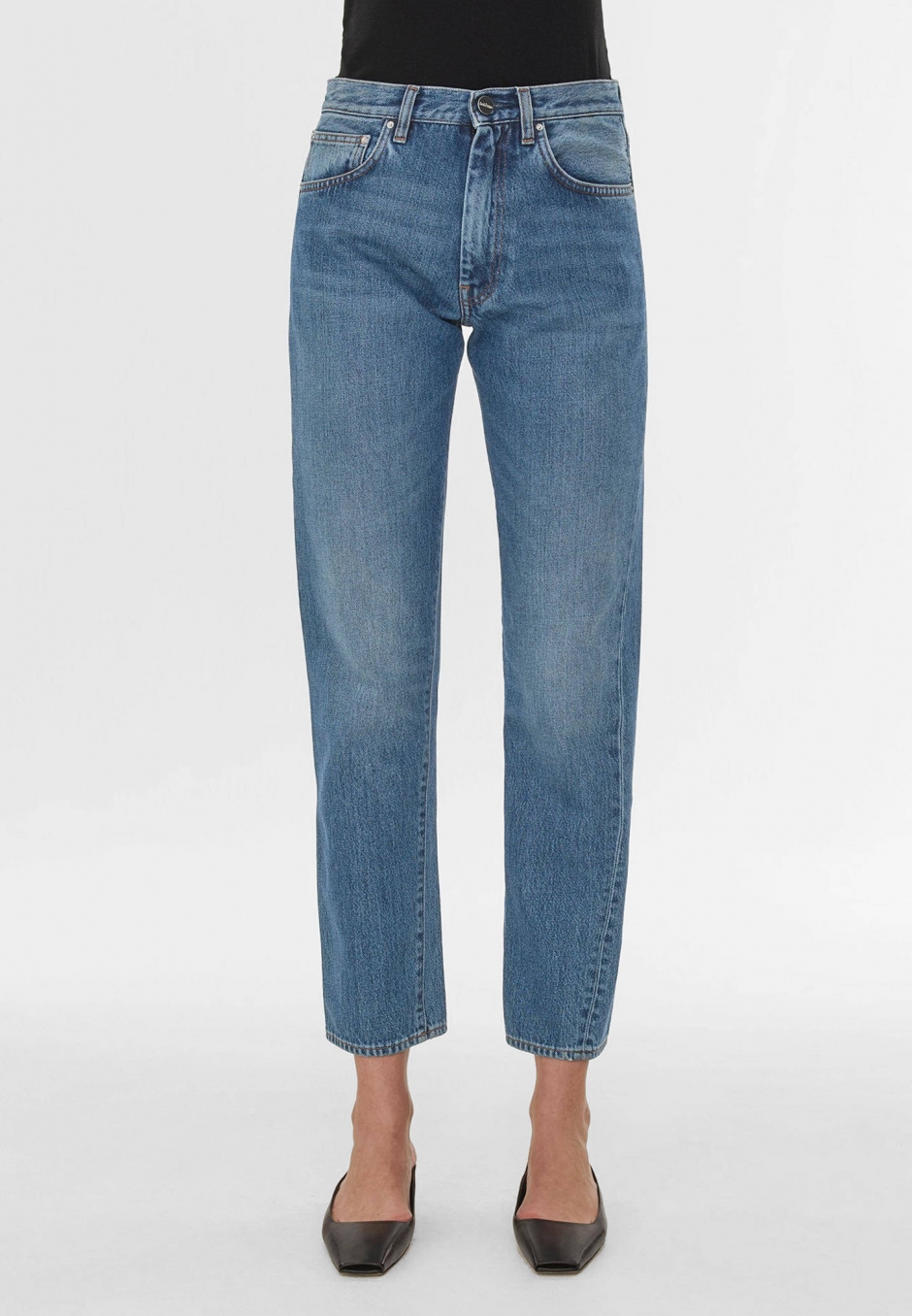 totême blue washed original jeans